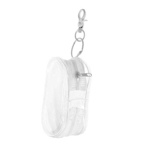 Ipetboom Mini-münzgeldbörse Mit Schlüsselanhänger Transparente Kleine Tasche Mit Reißverschluss Wasserdichtes Design Für Damen Zum Aufbewahren Von Lipgloss Und Kleinen Gegenständen von Ipetboom