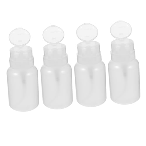 Ipetboom 4stücke Pumpflaschen Leere Nagellackspender Make-up-entferner-flaschen Nachfüllbare Flüssigkeitsflaschen Für Reisen Und Zuhause von Ipetboom
