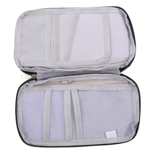 Ipetboom Ausweis Aufbewahrungstasche Geldbeutel Bargeldbeutel Quittungshalter Geldbeutel Mit Reißverschluss Geldaufbewahrungstasche Bargeldbeutel Für Rechnungen Quittungstasche von Ipetboom