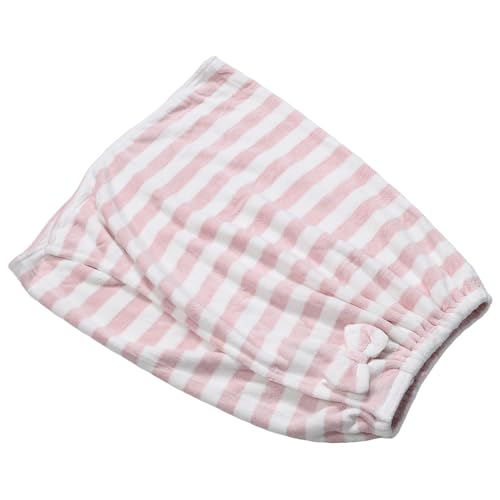 Ipetboom Badetuch Kinderservietten Gestreifte Handtücher Behälterdekoration Handtücher Für Mädchen Bademantel Handtücher Schnell Trocknende Handtücher Abendessenservietten Rosa Fussel von Ipetboom