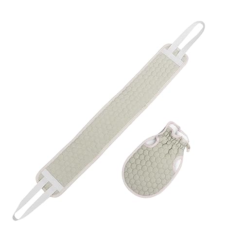 Ipetboom Badetuch-schrubber-rückenstreifen Duschtuch-handschuhe Material Grau Für Den Einsatz Im Bad Und Spa von Ipetboom