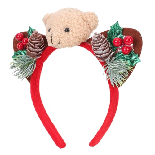 Ipetboom Weihnachts-haarband Mit Niedlichem Bärenmotiv Und Bequemes Haaraccessoire Für Mädchen Und Für Weihnachten Geburtstagsfeiern Und Fotoshootings von Ipetboom