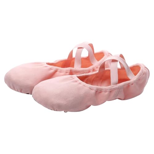 Ipetboom Ballettschuhe für Erwachsene mit Elastischem Band Hautfarbene Flache Tanzschuhe mit Rutschfester Sohle Leichte Ballettslipper für Yoga Ballett und Modern Dance von Ipetboom