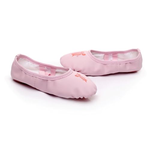 Ipetboom Ballettschuhe für Geteilter Rutschfester Sohle Elastisches Band für Sicheren Sitz Atmungsaktives Material Leicht und Kompakt für Ballett Yoga Jazz und Moderne Tänze von Ipetboom