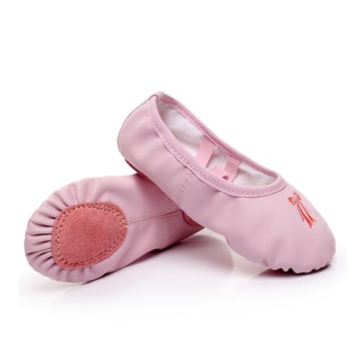 Ipetboom Ballettschuhe mit Geteilter Rutschfester Sohle Elastisch Leichter Tanzschuh für Yoga Ballett Modern Dance in Geeignet für Mädchen und Jungen von Ipetboom