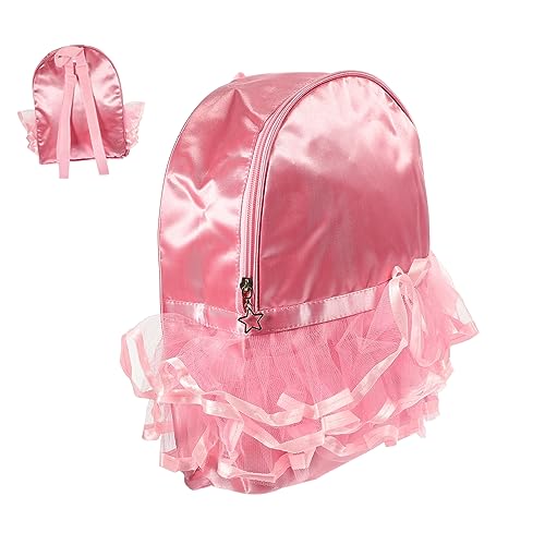 Ipetboom Balletttanztasche Für Mädchen Praktischer Rucksack Aus Strapazierfähigem Nylon Mit Verstellbarem Tragegriff Für Schule Sport Und Reisen in Leuchtendem Design von Ipetboom