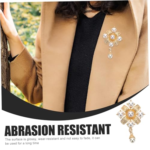 Ipetboom Barock Brosche Damen Perlen Anstecknadel Retro Kleidung Schmuck Accessoire Elegant für Cardigans Pullover Kleider Geschenkidee für Frauen und Freundinnen Ipetboom Barock Brosche Damen Perlen Anstecknadel Retro Kleidung Schmuck Accessoire Elegant für Cardigans Pullover Kleider Geschenkidee für Frauen und Freundinnen von Ipetboom