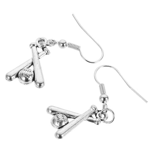 Ipetboom Baseball Ohrringe Damen Sport Ohrhänger Stylisch Baseball design Leicht Tragbar Modeschmuck für Alltag Party von Ipetboom
