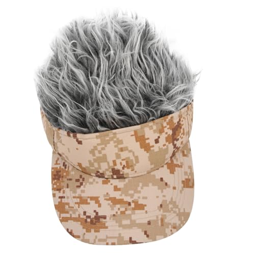 Ipetboom Baseballkappe Mit Hutperücke Für Damen Herren Cosplay Party Accessoires Hutperücke Baseballkappe Für Damen Herren Cosplay Party Accessoires von Ipetboom