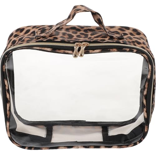 Ipetboom Kosmetiktasche Groß Für Reisen Zuhause Großer Stauraum Für Make-up Und Toilettenartikel Handgefertigtes Design Praktische Organizer-Tasche Für Damen von Ipetboom