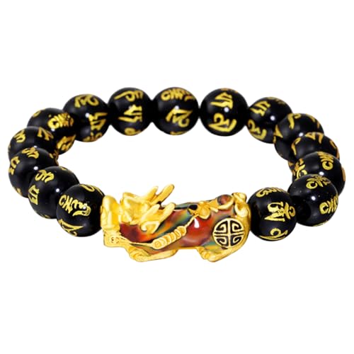 Ipetboom Bead Bracelet für Männer Verstellbares Armband mit Feng Shui Charm für Wohlstand für Weihnachten Besondere Anlässe von Ipetboom