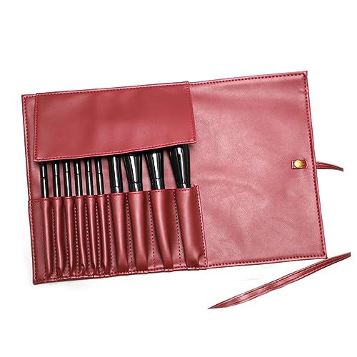 Ipetboom Beauty Tool Kit Organizer 10 Taschen Pu-Leder Make-up Pinsel Tasche Tragbare Kompakte Design von Ipetboom