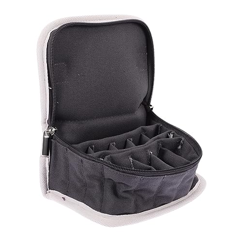 Ipetboom Essential Oil Storage Bag Grey Fach Tragetasche Für Ätherische Öle Stoßfeste Organizer-Tasche Handlich Und Kompakt Für Unterwegs von Ipetboom