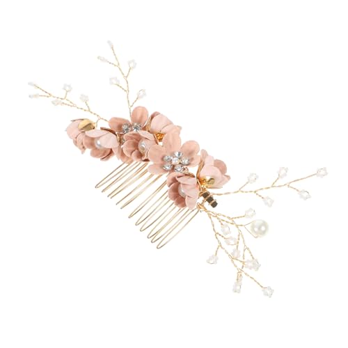 Ipetboom Blumen Haar Kämme Haarkamm Mit Blumenmuster Haarkamm Für Damen, Accessoires Für Feines Haar Seitlicher Haarkamm Dekorativer Haarkamm Für Damen Schmuck Metall Mädchen Hochzeit von Ipetboom