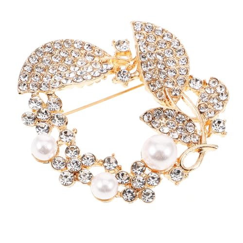 Ipetboom Blumenbrosche Dekorative Brosche Anstecknadel Blumenbroschen Blumenbroschen Stil Corsage Brosche Hochzeit Blumennadeln Für Frauen Anstecknadel Blatt Blumenbrosche Brustnadel Kleid von Ipetboom
