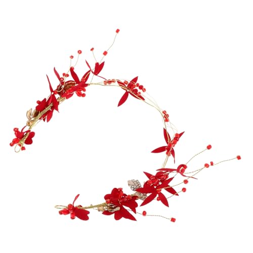 Ipetboom Eleganter Roter Blumen-haarkranz Für Kinder Foto-kopfschmuck Stoffblumen-stirnband Für Urlaub Und Auftritt Ipetboom Eleganter Roter Blumen-haarkranz Für Kinder Foto-kopfschmuck Stoffblumen-stirnband Für Urlaub Und Auftritt von Ipetboom