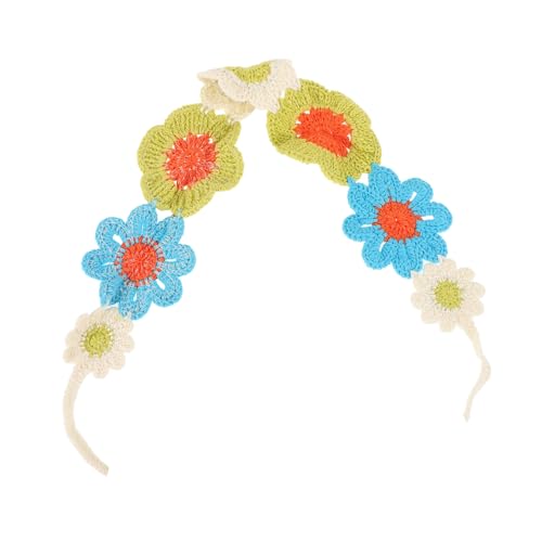 Ipetboom Blumenstirnband Häkel Stirnband Für Damen Haarband Kopfbedeckung Accessoire Breit Bandana Schal Frisur Ipetboom Blumenstirnband Häkel Stirnband Für Damen Haarband Kopfbedeckung Accessoire Breit Bandana Schal Frisur von Ipetboom