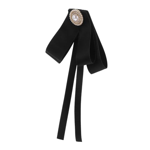 Ipetboom Bowknot Brosche für Damen Schwarze Anstecknadel Schleifen Design Vielseitig für Kleidung Mantel Revers und Hut Klassisch für Party Meeting und Festliche Anlässe Geeignet von Ipetboom