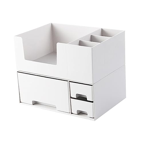 Ipetboom Makeup Organizer Aus Kunststoff Doppelstöckige Aufbewahrungsbox Für Kosmetik Transparentes Design Für Einfachen Zugriff Für Schlafzimmer Und Badezimmer von Ipetboom