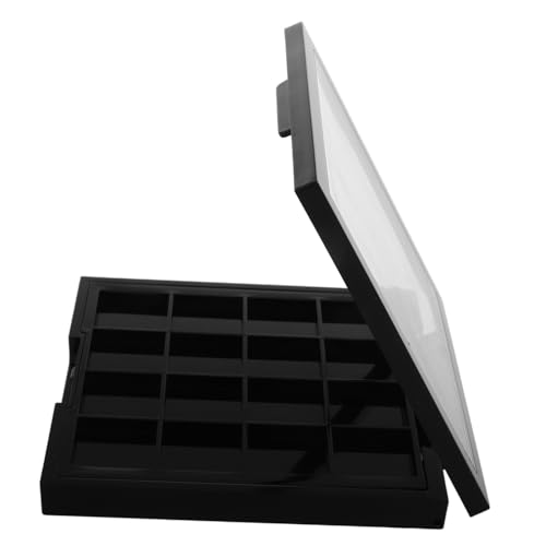 Ipetboom 16-fächer Lidschattenpalette Leere Kosmetikbox Für Selbstgemacht Lidschatten Und Lippenstift Tragbarer Make up Organizer Für Reisen Transparentes Design Sicher Und Sauber von Ipetboom