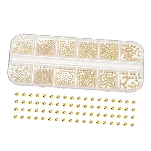 Ipetboom Box Mit Nail Art Ornament Stahlperlen Für Finger Nageldekoration Mädchen Perlen Schmuck Für Handy Planer Notizbuch Und Mehr Diy Maniküre Zubehör von Ipetboom