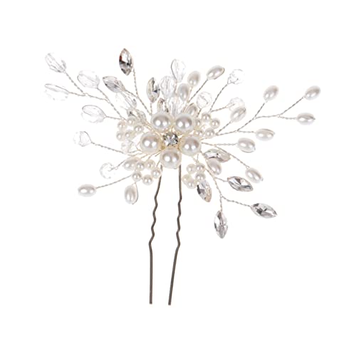 Ipetboom Braut Haarspange Brauthaarschmuck Kristallblume Hochzeit Fräulein Zinklegierung Braut-Tiara von Ipetboom