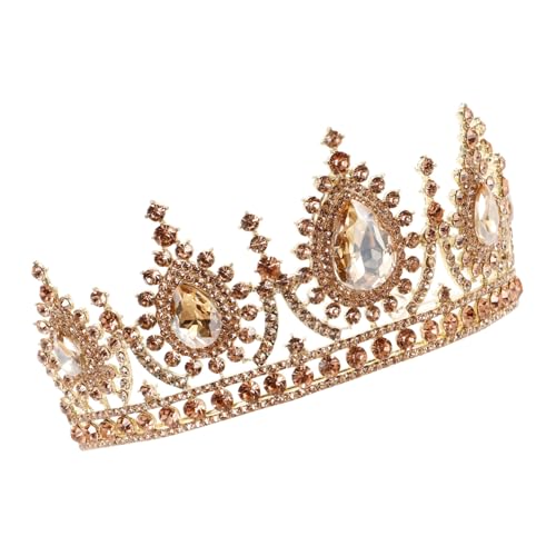 Ipetboom Strass Brautkrone Hochzeit Stirnband Kopfschmuck Mit Kristallen Für Brautpartys Geburtstage Und Formelle Anlässe Schmuck Für Frauen von Ipetboom
