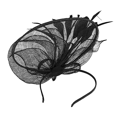 Ipetboom Vintage Fascinator Hut Für Tea Party Bankett Brautkopfbedeckung Atmungsaktivem Material Leicht Und Zu Tragen Für Verschiedene Frisuren von Ipetboom