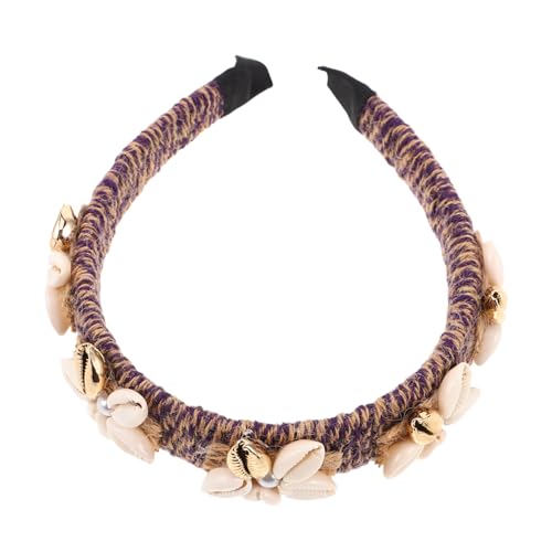 Ipetboom Breiter Perlenschmuck Minimalistisches Design für Frauen und Mädchen Haaraccessoire für Strand Hochzeit Sommerurlaub und Empfindliche von Ipetboom