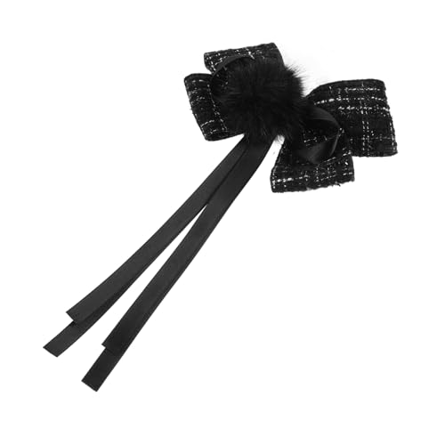 Ipetboom Brosche Bänder Fliege Große Schleifenbrosche Brosche Für Kleidung Fliege Brosche Damen Große Brosche Mit Schleife Große Broschennadel Mit Schleife Black Eisen von Ipetboom