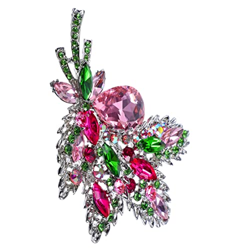 Ipetboom Brosche für Frauen Funkelnde Brosche mit Dekorative Anstecknadel für Kleidung Schal Abendkleid Weihnachten Hochzeiten Besondere Anlässe von Ipetboom