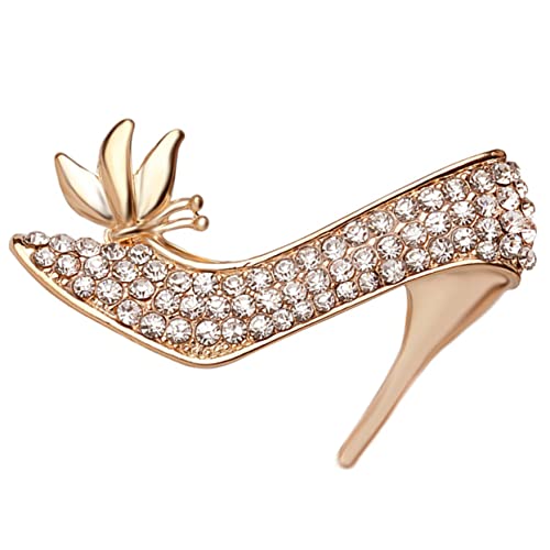 Ipetboom Glitzernde Brosche Mit High-heel-design Für Damen Elegante Strass-anstecknadel Für Kleidung Schmuck Geschenke Hochzeiten Und Besondere Anlässe Einzigartiges Accessoire Für Jedes von Ipetboom