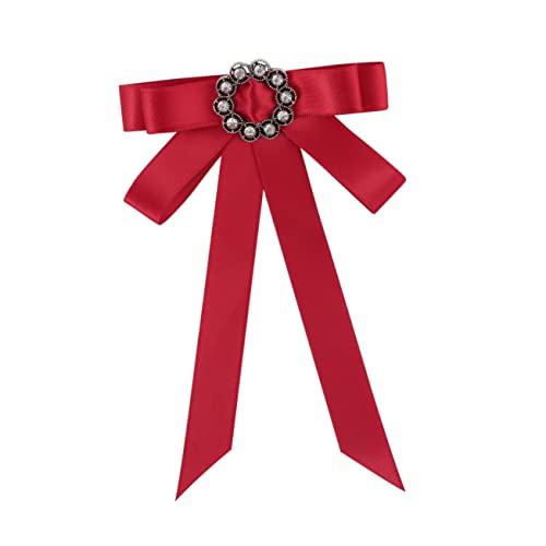 Ipetboom Strassbrosche Mit Bowknot-design Glänzende Brosche Aus Legierung Und Strass Leicht Und Sicher Für Schals Und Kleidung von Ipetboom