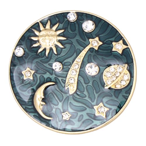 Ipetboom Brosche mit Mondmotiv Eleganter Anstecker für Damen Vielseitiges für Hochzeiten Partys Accessoire für Kleidung Taschen Ipetboom Brosche mit Mondmotiv Eleganter Anstecker für Damen Vielseitiges für Hochzeiten Partys Accessoire für Kleidung Taschen von Ipetboom