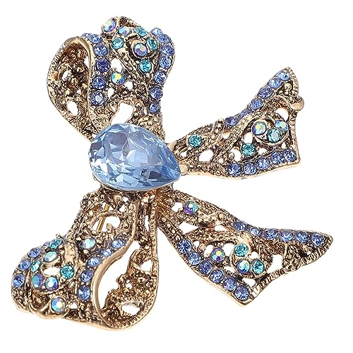 Ipetboom Bowknot Schal Schnalle Zarte Stilvolle Ornamente Kleidung Dekoration Schmuck Schleife Brosche Pin Freunde Familie Rostfrei Korrosionsbeständig Verarbeitet Personal Sammlung Anlass von Ipetboom