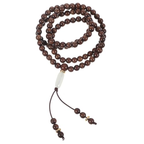 Ipetboom Holzperlenarmband Für Damen Herren Gebetsarmband Rosenkranzarmband Holzarmband Mit Perlen Handgelenkschmuck Aus Sandelholz von Ipetboom