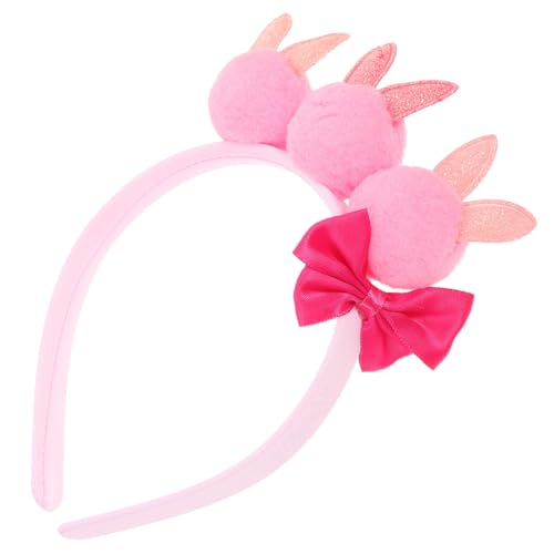 Ipetboom Hasenbommel Hasenohren Stirnband Feiertags Party Kopfschmuck Leicht Und Praktisch Für Kostümfeiern Und Feiertage von Ipetboom