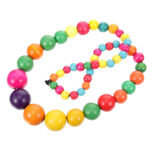 Ipetboom Bunte Boho Halskette Damen Leichte Perlenkette Lang Schmuck für Frauen und Mädchen Trendige Kette mit Farbigen Holzperlen Ipetboom Bunte Boho Halskette Damen Leichte Perlenkette Lang Schmuck für Frauen und Mädchen Trendige Kette mit Farbigen Holzperlen von Ipetboom