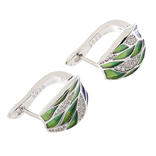 Ipetboom Bunte Emaillierte Ohrstecker aus Kupfer Allergiefrei Langlebig Leicht Ohrdekoration für Damen Geeignet für Partys Hochzeiten und Alltag von Ipetboom