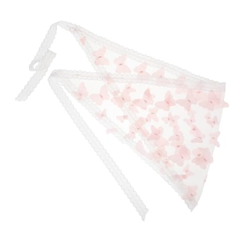 Ipetboom Stirnband Schmetterlings-kopftuch Für Damen Haarschal Aus Spitze Und Garn Elegantes Kopfbedeckungs-accessoire Für Verschiedene Anlässe Und Alltag von Ipetboom