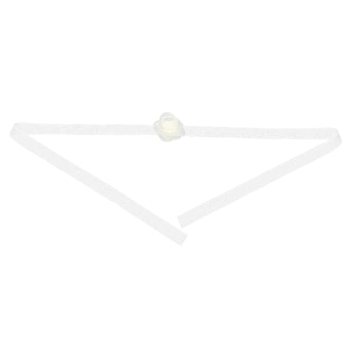 Ipetboom Spitzen-blumen-halsband Für Mädchen Verstellbare Kette Mit Blumenkragen Schmuck Für Festivals Und Hochzeiten Multifunktionales Haarschmuck-accessoire von Ipetboom