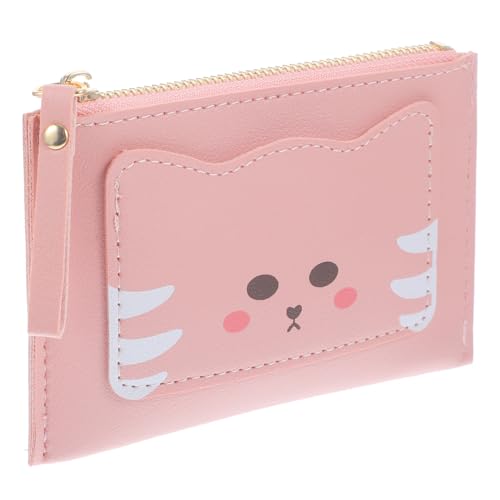 Ipetboom Katzenmotiv Geldbörse Für Frauen Kleiner Reißverschluss Geldbeutel Mit Kartenhalter Aus Pu-Material Für Reisen Freizeit Und Alltag Geschenk von Ipetboom