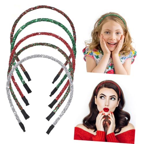 Ipetboom 5stücke Kreative Weihnachts-haarreifen Mit Festliche Haarschmuck Für Und Mädchen Für Weihnachtsfeiern Kostüm-events Und Fotoshootings von Ipetboom