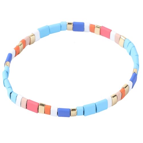 Ipetboom Chic Candy farben Armband Elastisch für Damen Herren Modische Perlenkette Bequemes Langlebiges Schmuckgeschenk für Alltag Party Festliche Anlässe von Ipetboom