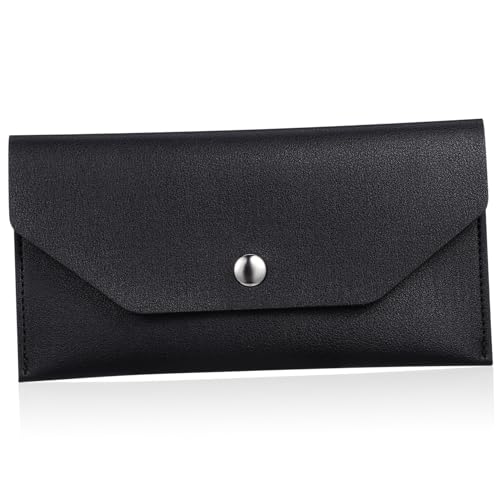 Ipetboom Lange Damen Geldbörse Aus Pu Praktische Clutch Umschlag Tasche Für Bargeld Kreditkarten Und Reisen Leicht Und Kompakt von Ipetboom