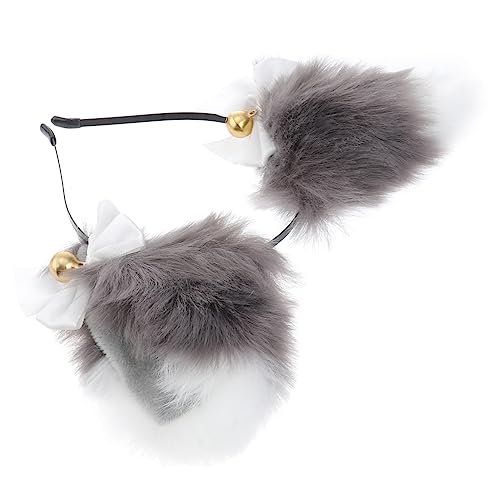 Ipetboom Cosplay Katzenohren Haarreif Mit Glöckchen Plüsch Ohren Haarschmuck Für Damen Und Mädchen Für Partys Und Halloween Vielseitiges Und Stilvolles Accessoire von Ipetboom