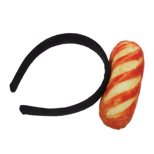 Ipetboom Cosplay Stirnband Brotform Haarreifen Party Kostüm Haarband Lustiges Kreatives Foto Requisit für Festival und Bühnenauftritte Langlebiges Material nicht Verblassend oder von Ipetboom