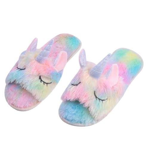 Ipetboom Cozy Winter Unicorn Hausschuhe mit Offenem Zehenbereich Rutschfest Leicht Atmungsaktiv und Warm Komfortable Herbst und Winterschuhe für Damen und Herren Ipetboom Cozy Winter Unicorn Hausschuhe mit Offenem Zehenbereich Rutschfest Leicht Atmungsaktiv und Warm Komfortable Herbst und Winterschuhe für Damen und Herren von Ipetboom
