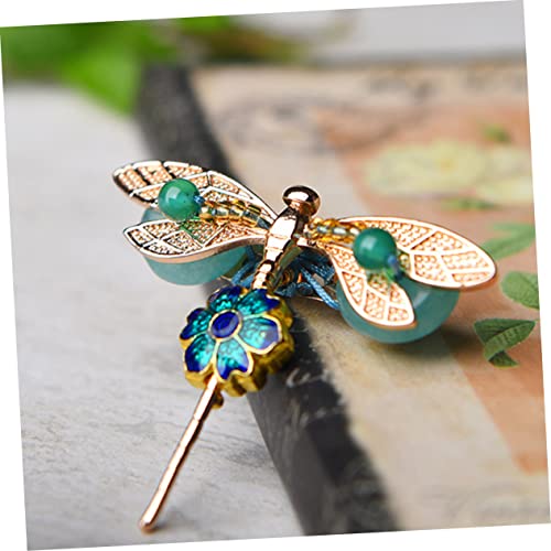 Ipetboom Creative Dragonfly Brooch Pin Legiertem Material Farbenfrohes Ethno Design Langlebige Broschennadel für Kleidung Eleganter Schmuck für Frauen Einzigartiges Accessoire von Ipetboom