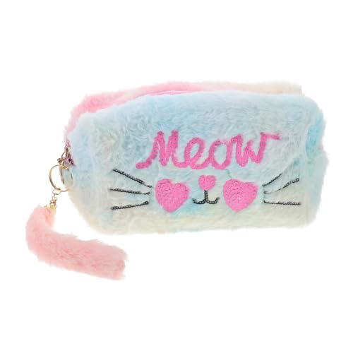 Ipetboom Cute Plush Kosmetiktasche Für Damen Große Kapazität Weicher Reise-Make-up-Organizer Multifunktionale Aufbewahrung Für Kosmetik Und Toilettenartikel Für Unterwegs von Ipetboom